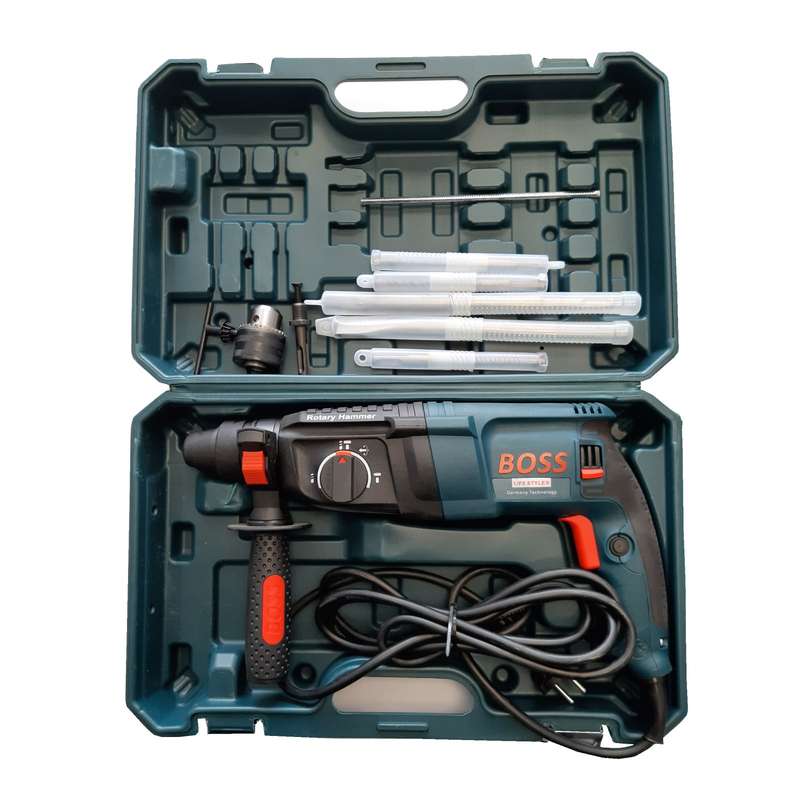 مجموعه 9 عددی دریل بتن کن باس مدل New 26sre