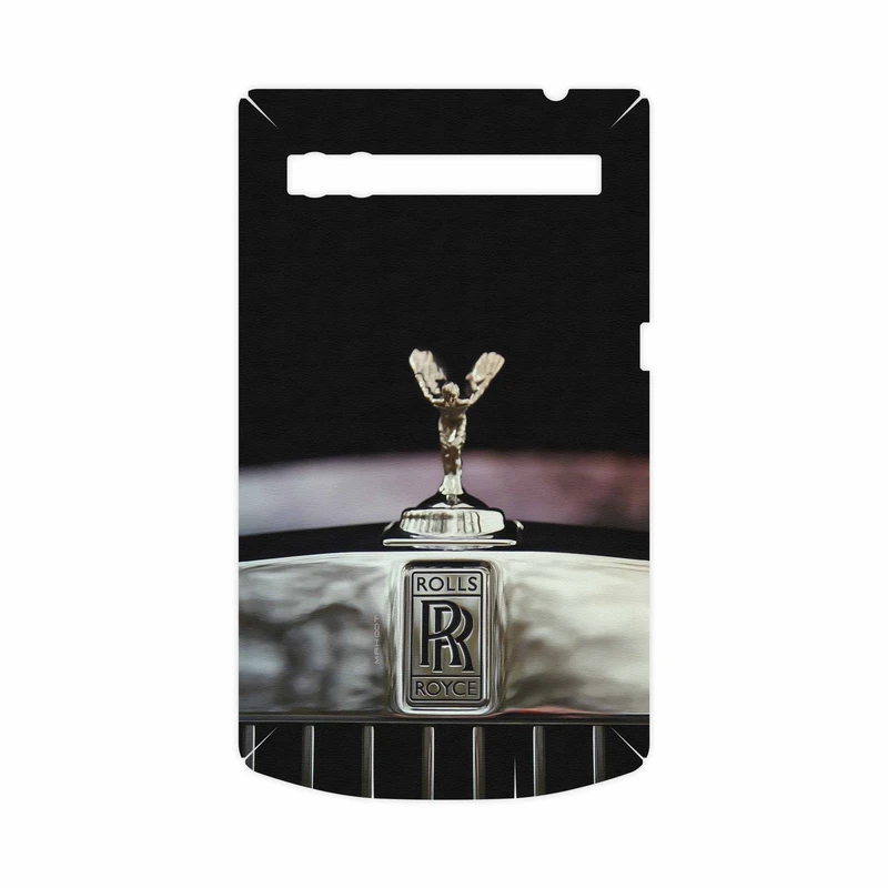 برچسب پوششی ماهوت مدل Rolls-Royce Motor-FullSkin مناسب برای گوشی موبایل بلک بری P9983