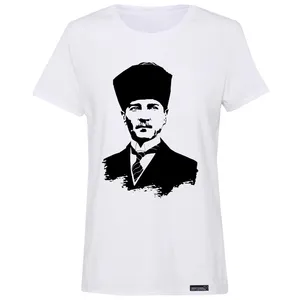 تی شرت آستین کوتاه زنانه 27 مدل Ataturk کد MH933