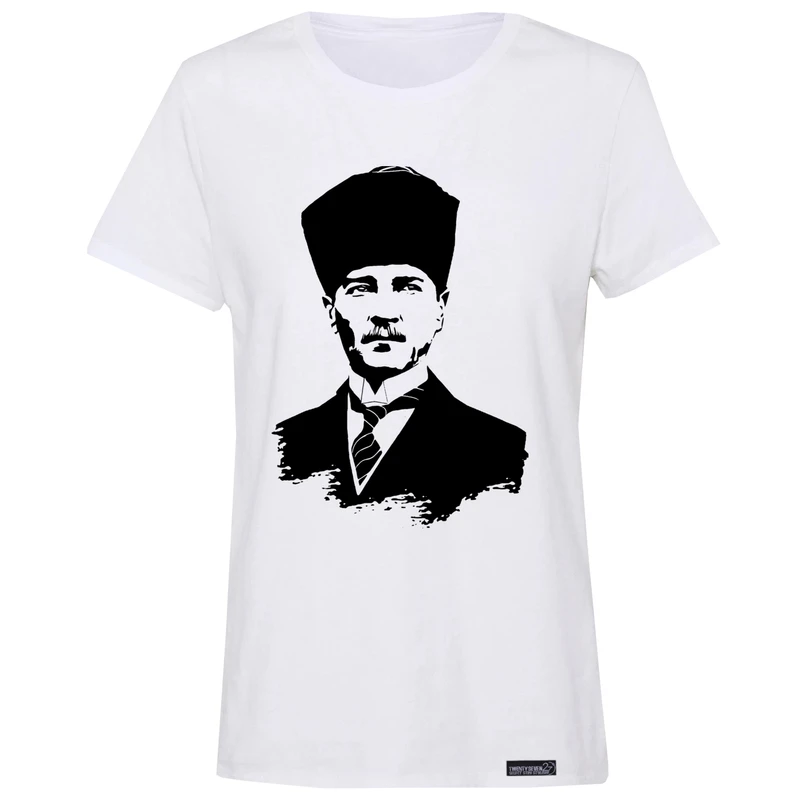 تی شرت آستین کوتاه زنانه 27 مدل Ataturk کد MH933