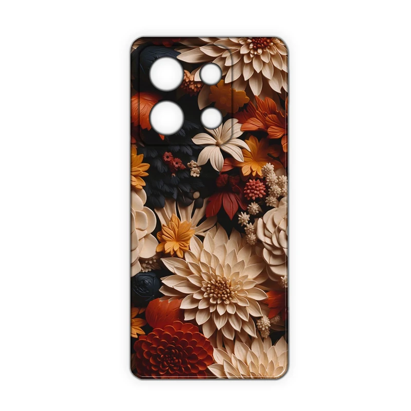 کاور مدل گل کد 304 مناسب برای گوشی موبایل شیائومی Redmi Note 13 4G