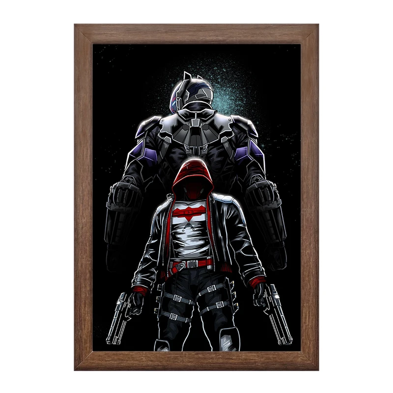 تابلو خندالو طرح بتمن شوالیه آرخام Batman Arkham knight کد 30305