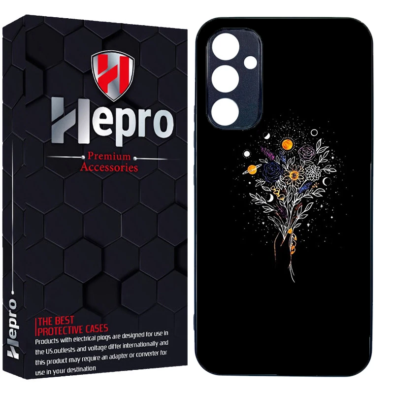 کاور هپرو طرح گل کد TPU-452 مناسب برای گوشی موبایل سامسونگ Galaxy A15