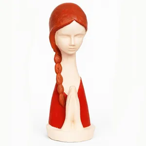 مجسمه سنگی مدل دختر نیایش طرح یوگا