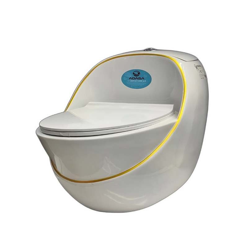 توالت فرنگی دو زمانه آداسا مدل کراب