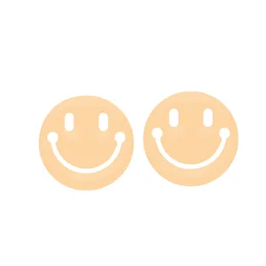 گوشواره طلا 18 عیار زنانه باراد زر مدل صورتک BZ54