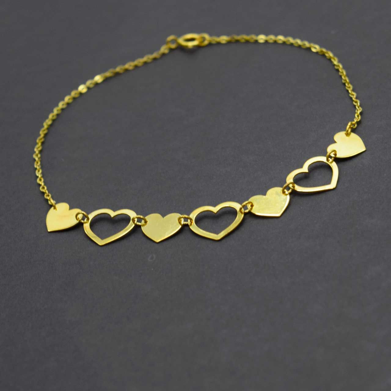 دستبند طلا 18 عیار زنانه کانیار گالری مدل BE19 -  - 3