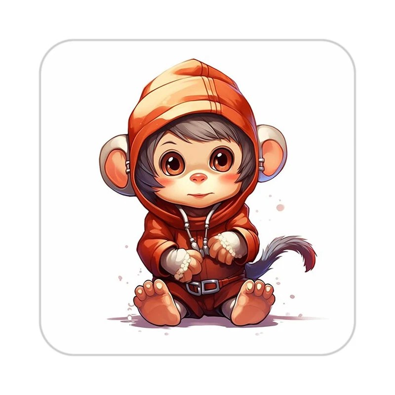 زیر لیوانی کاکتی طرح حیوانات کارتونی مدل mp28257