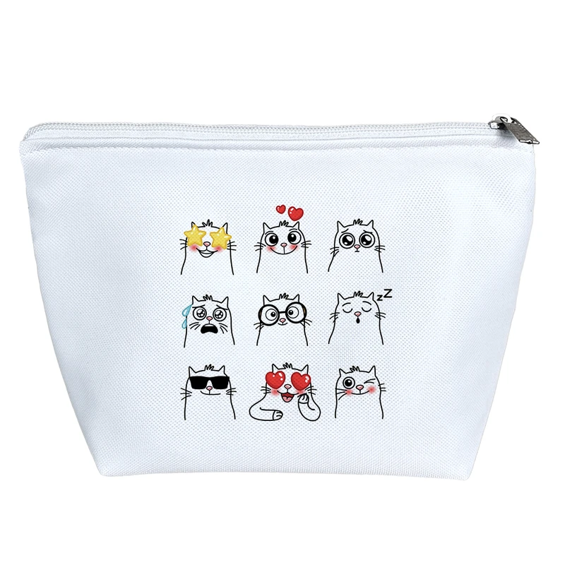 کیف لوازم آرایش دخترانه خندالو مدل گربه کد 1856