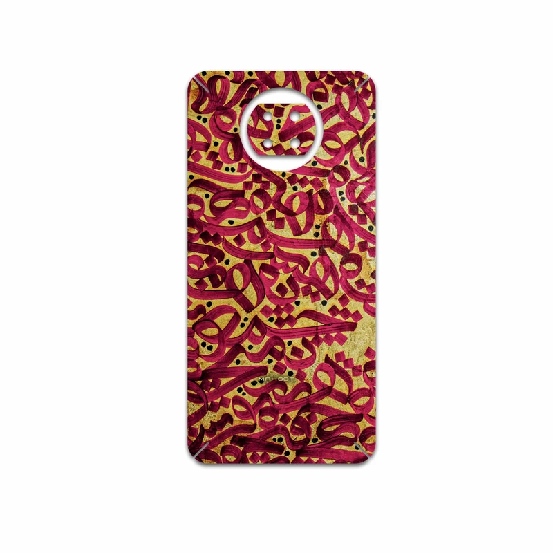 برچسب پوششی ماهوت مدل Nastaliq-6 مناسب برای گوشی موبایل شیائومی Redmi Note 9T