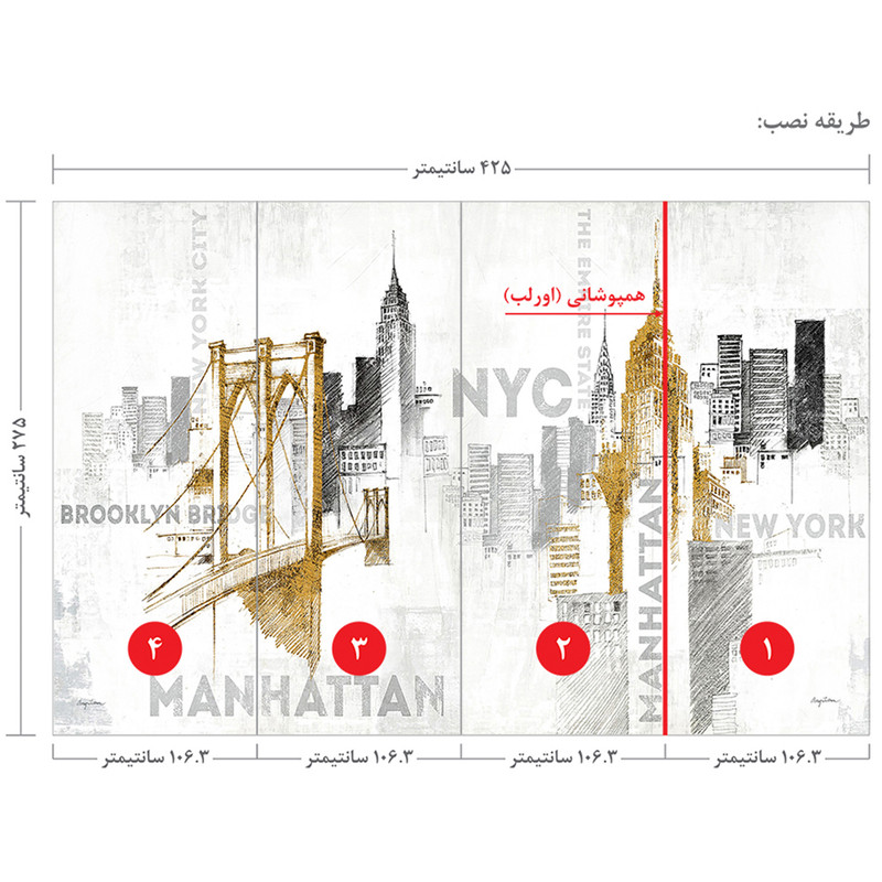 کاغذ دیواری مدل 03918036