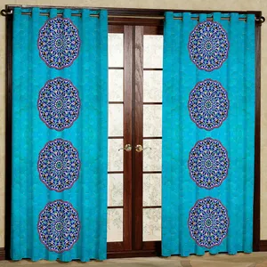 پرده مدل مخمل پانچی کد 1247 سایز 140x280 سانتی متر