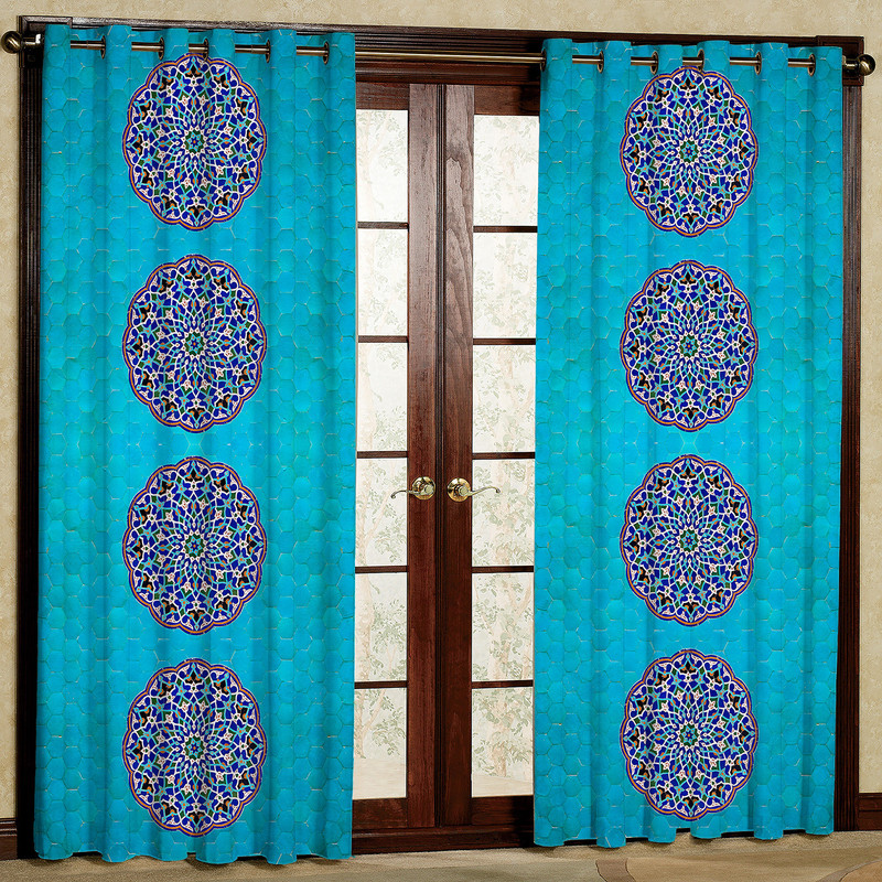 پرده مدل مخمل پانچی کد 1247 سایز 140x280 سانتی متر
