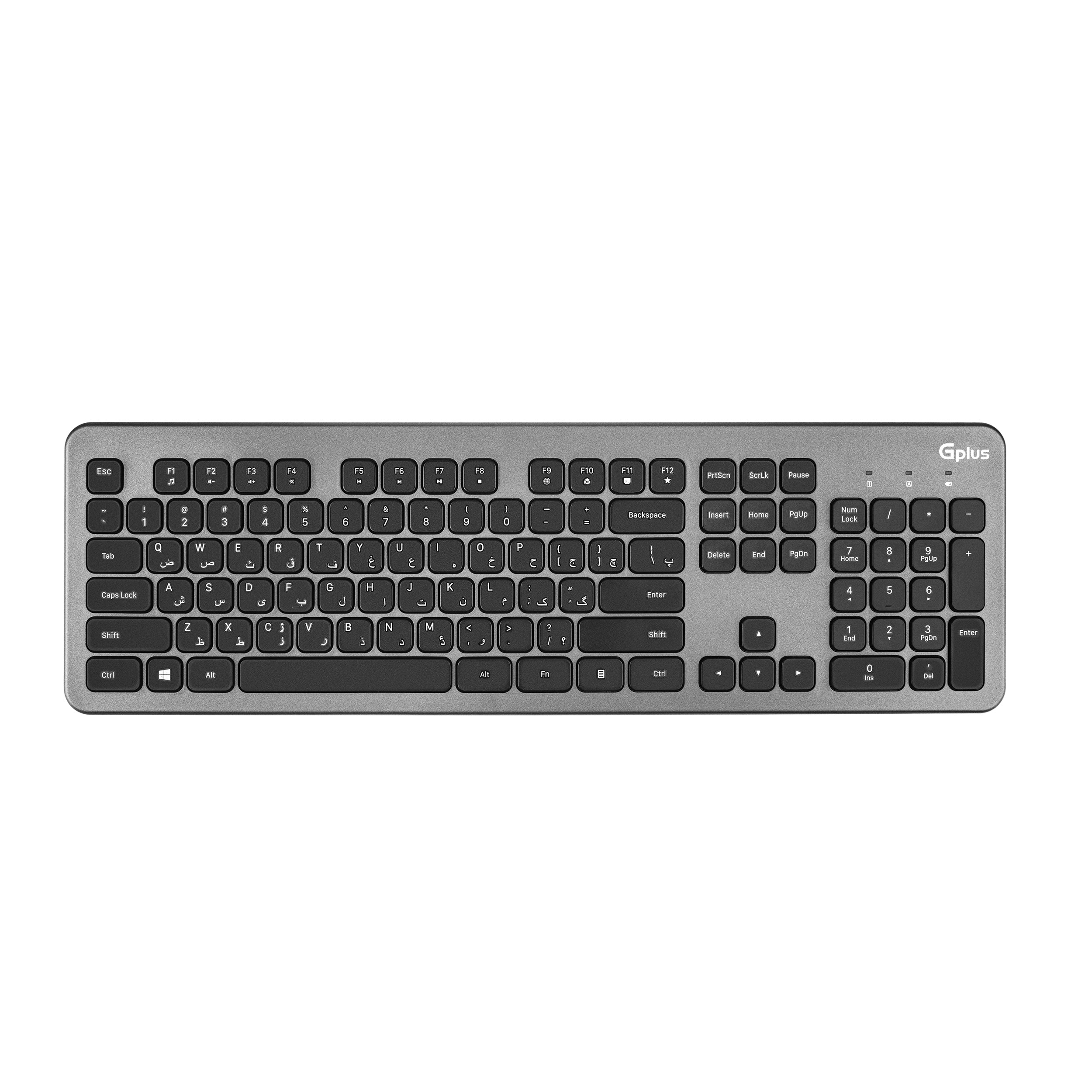 کیبورد و ماوس بی سیم جی پلاس مدل GMK-C360D