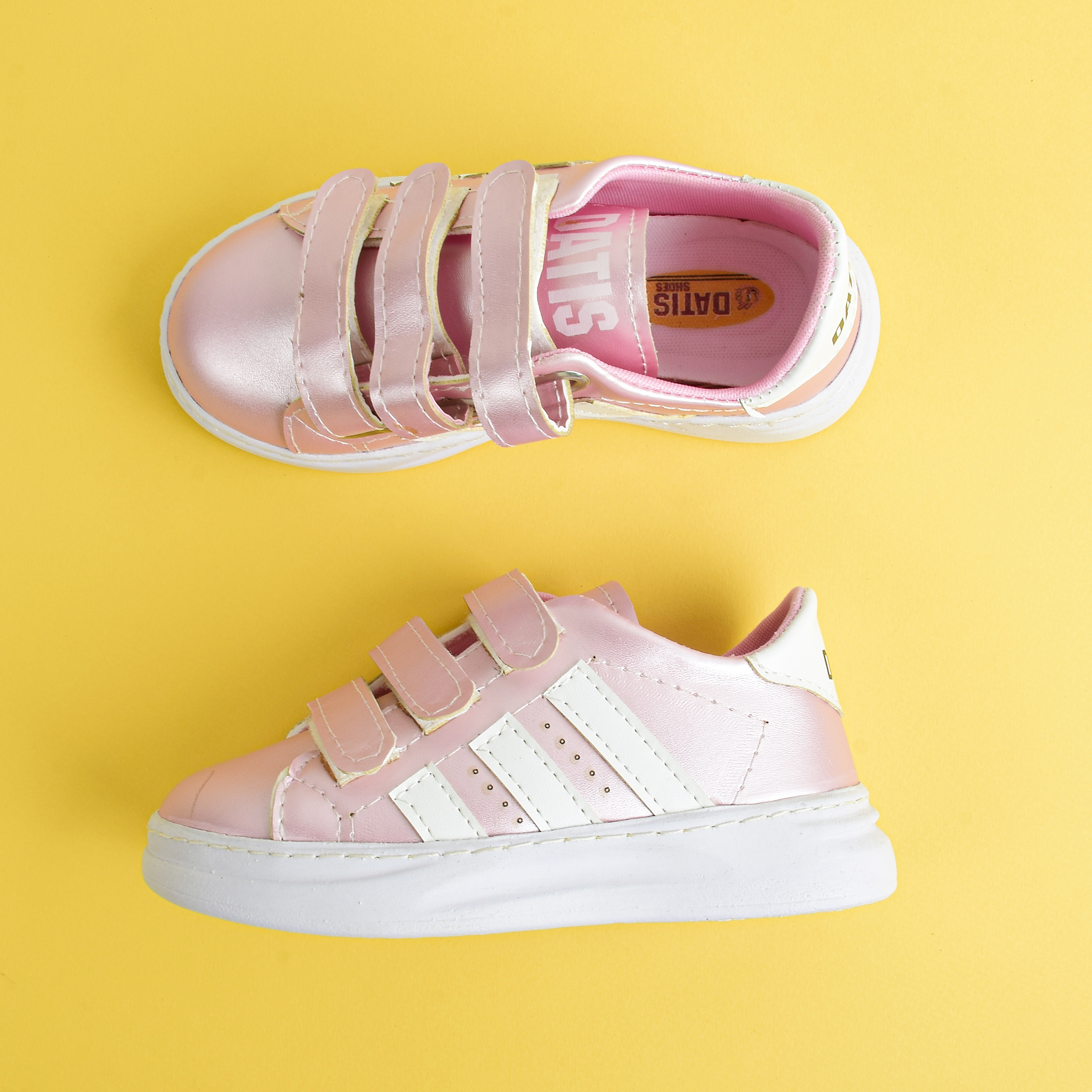 کفش راحتی دخترانه مدل سه خط L.PK.3373