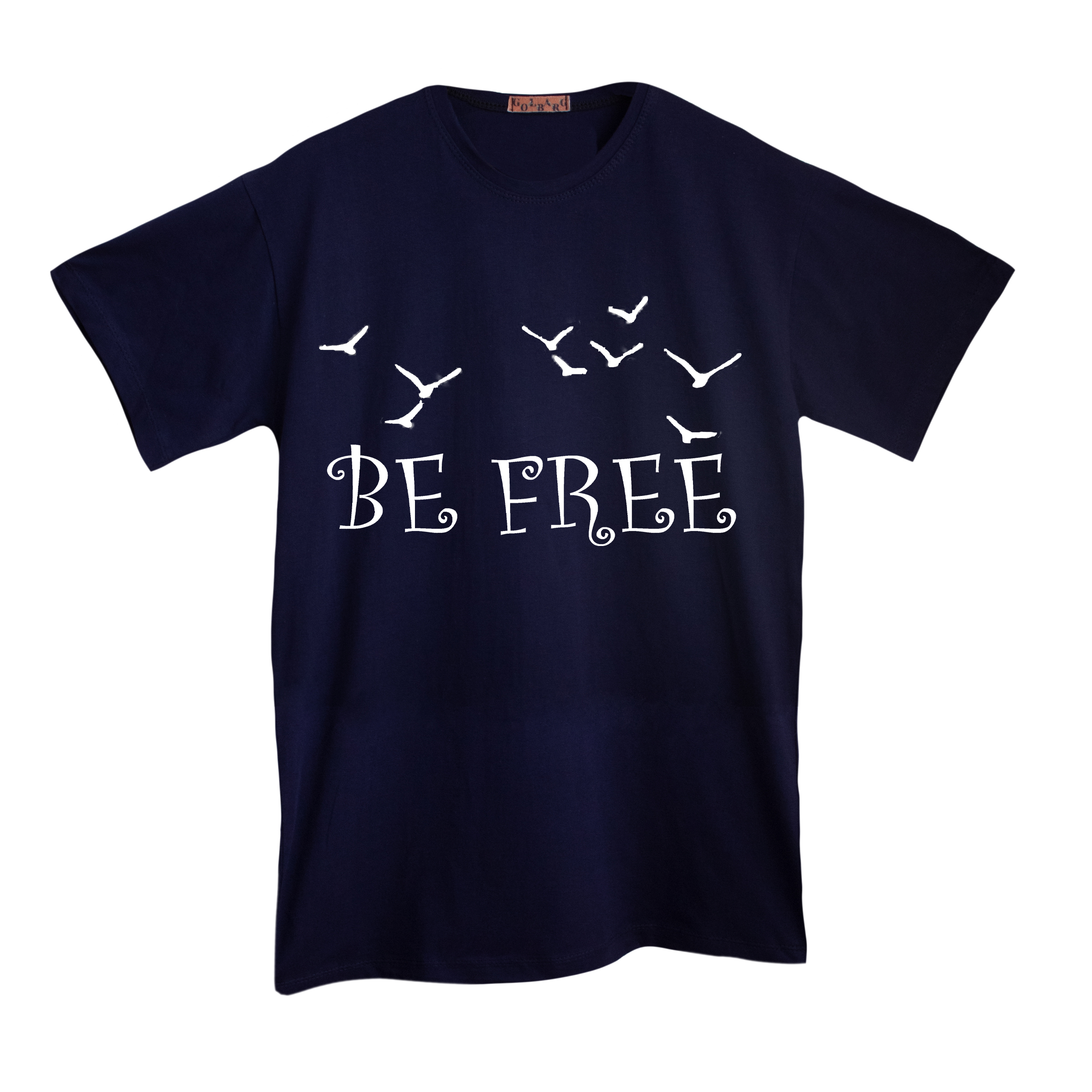 تی شرت آستین کوتاه مردانه مدل be free
