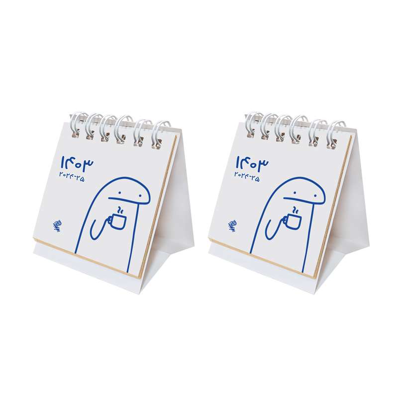 تقویم رومیزی پدیده نقش سال 1403 مدل تاینی فانتزی کد 1426 بسته 2 عددی