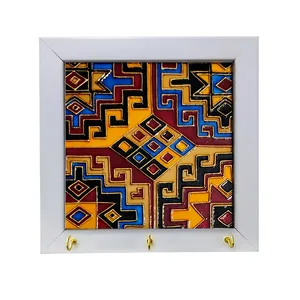 جاکلیدی دیواری ویترای طرح گلیم سنتی 
