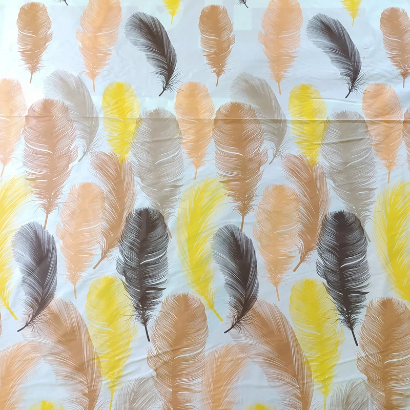 پارچه ملحفه عرض 2 متر مدل پر 11227 رنگ قهوه‌ای