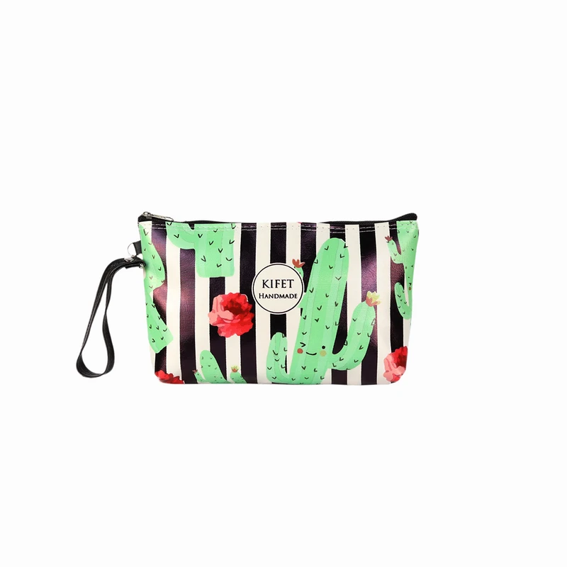 کیف لوازم آرایش زنانه کیفت مدل کاکتوس راه راه