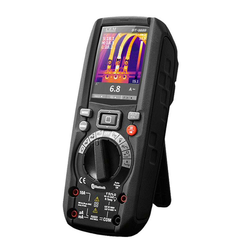 مولتی متر و دوربین تصویربرداری حرارتی سی ای ام مدل DT-9889