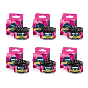 خوشبوکننده خودرو آرئون مدل KEN BUBBLE GUM آدامس بادکنکی مجموعه 6 عددی
