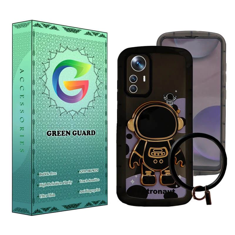 کاور گرین گارد مدل Astronaut-Gurad مناسب برای گوشی موبایل شیائومی Mi 12T / 12T Pro به همراه بند آویز