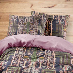 سرویس روتختی مدوپد طرح فرش سنقر مدل C-Sanghar10 یک نفره 4 تکه