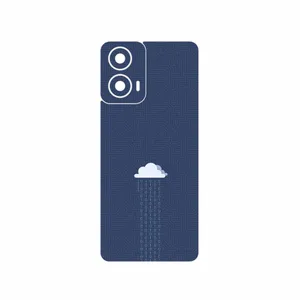 MAHOOT Minimal Data Cloud Cover Sticker for Motorola Moto G24