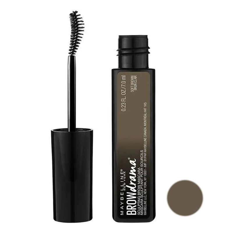 ریمل ابرو میبلین مدل sculpting brow شماره 1 رنگ قهوه‌ای روشن