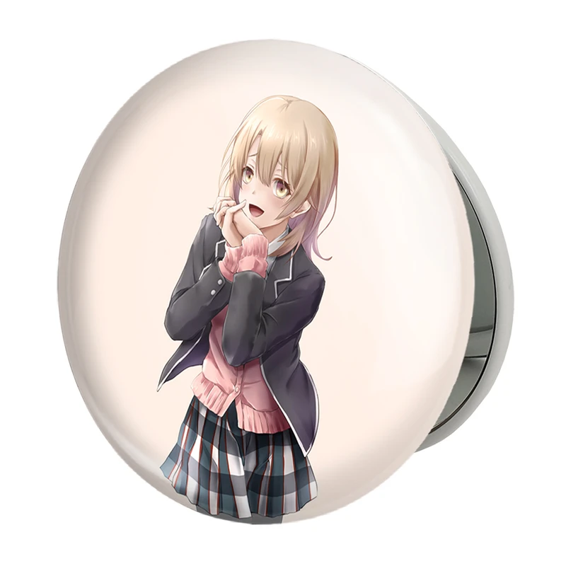 آینه جیبی خندالو طرح ایروها انیمه جوانی کمدی رومانتیک من مدل تاشو کد 32529