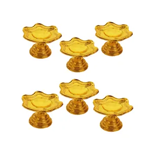 مجموعه ظروف هفت سین 6 پارچه طرح ستاره کد 44