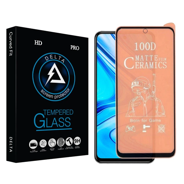 محافظ صفحه نمایش سرامیکی دلتا مدل PRO مناسب برای گوشی موبایل شیائومی Redmi Note 9 pro/ 9S
