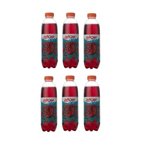 نوشیدنی میکس طعم آلبالو و زرشک سن ایچ - 750 میلی لیتر بسته 6 عددی