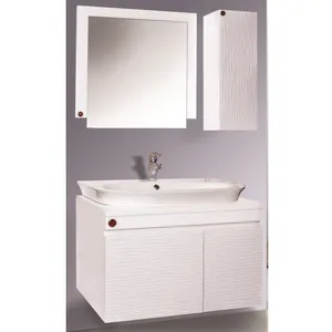 ست کابینت و روشویی بومرنگ مدل لیونا به همراه آینه وباکس
