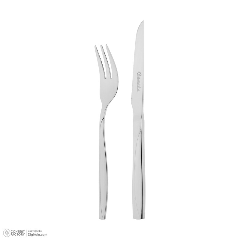 سرویس کارد و چنگال استیل  12 پارچه  مناسب برای 6 نفر باماها مدل ماینز کد 261