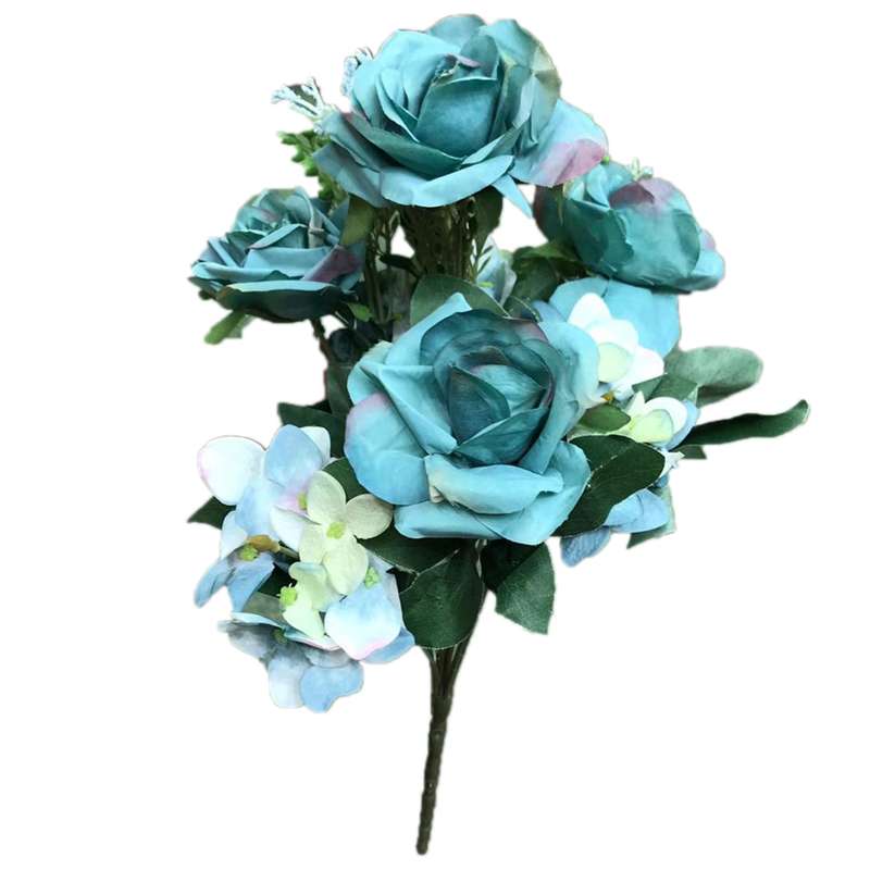 گل مصنوعی مدل بوته رز 6043