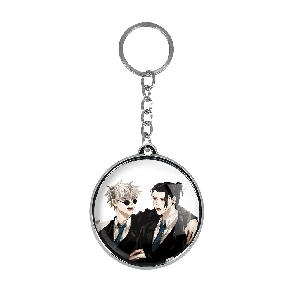 جاکلیدی خندالو طرح گتو و کودکی گوجو ساتورو انیمه جوجوتسو کایزن مدل دوطرفه کد 1112311127 -  - 1