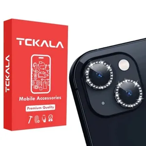محافظ لنز دوربین تیسیکالا مدل نگین دار مناسب برای گوشی موبایل اپل IPhone 13