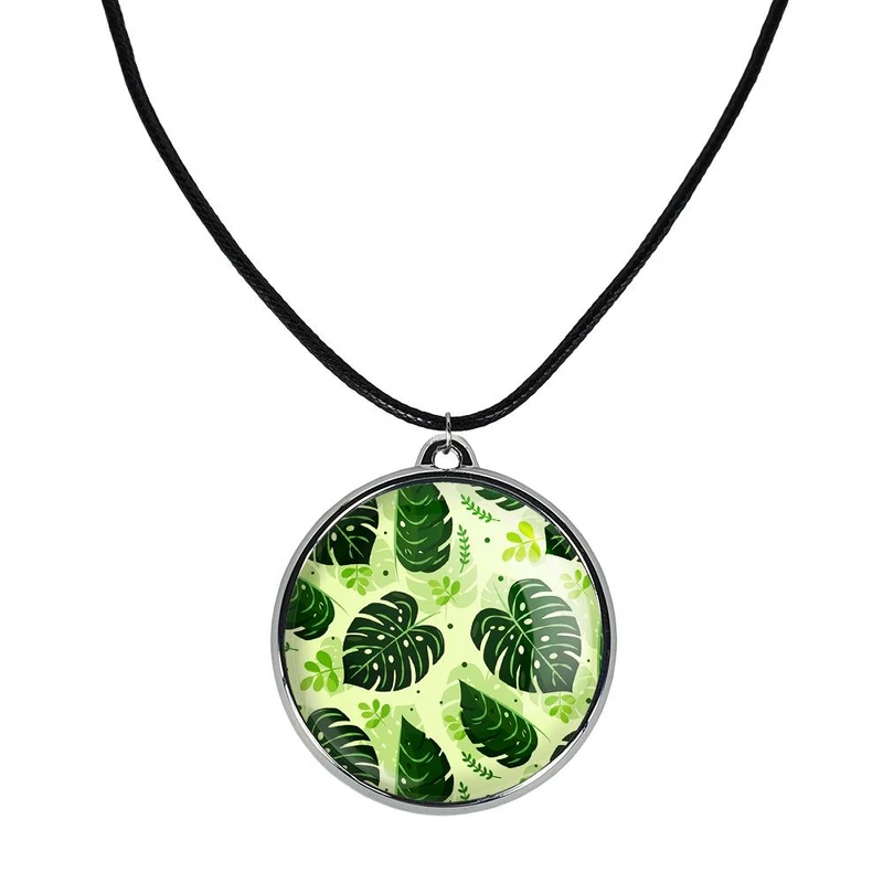 گردنبند خندالو مدل برگ انجیری کد 2896328964