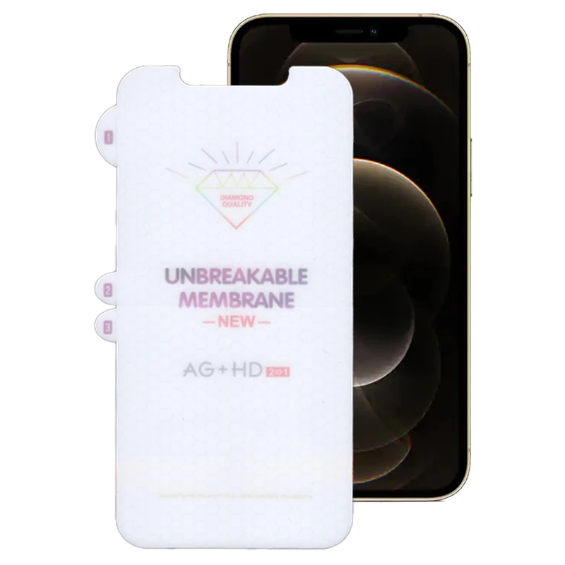 محافظ صفحه نمایش بوف مدل Hydrogel-Double-G مناسب برای گوشی موبایل اپل iPhone 12 / 12 Pro 
