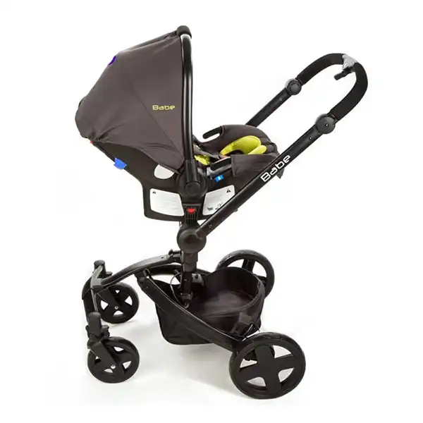 ست کالسکه بیب مدل 360 درجه به همراه ساک لوازم