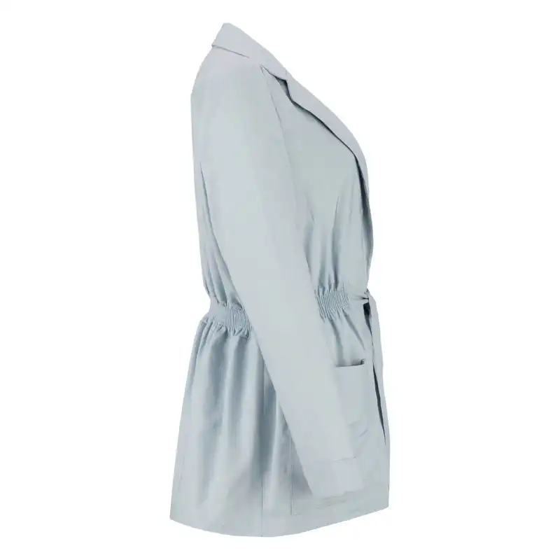 مانتو زنانه سرژه مدل 216618 رنگ آبی روشن