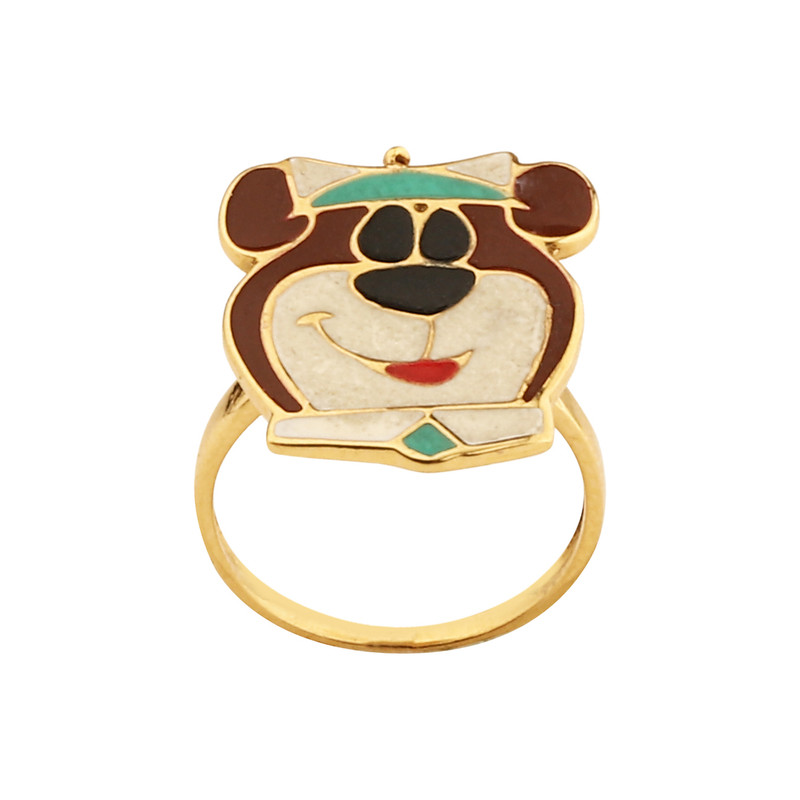 انگشتر طلا 18 عیار دخترانه صلاحی گلد مدل 2567