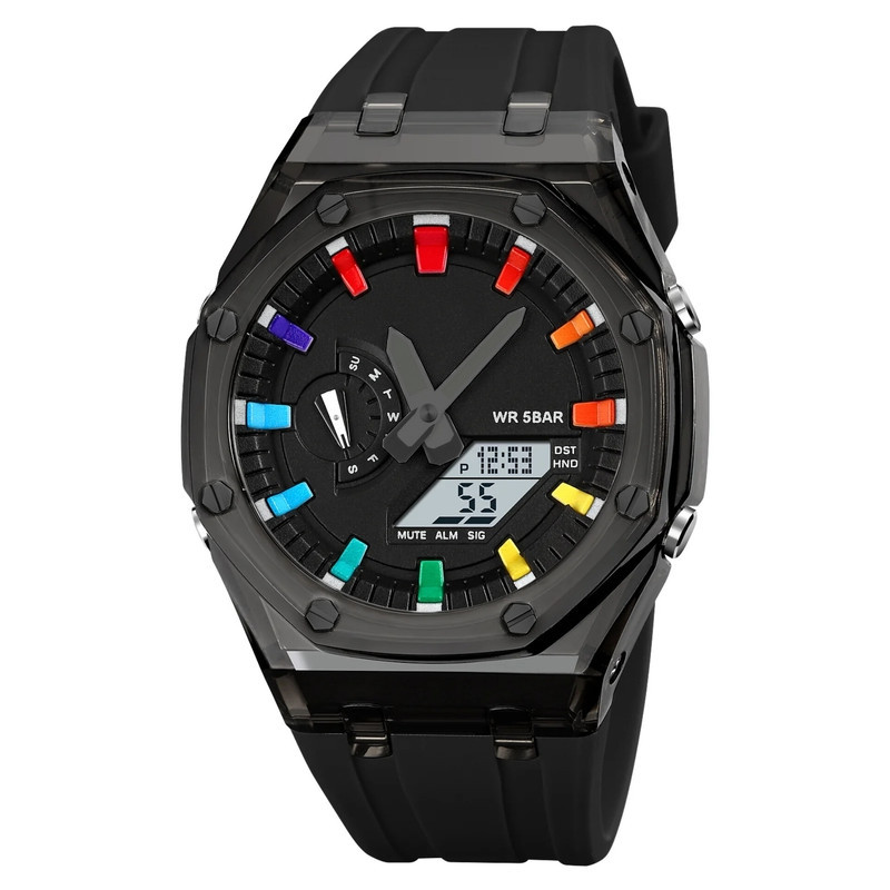 ساعت مچی دیجیتال مدل موتور پمپی کد E51-2100