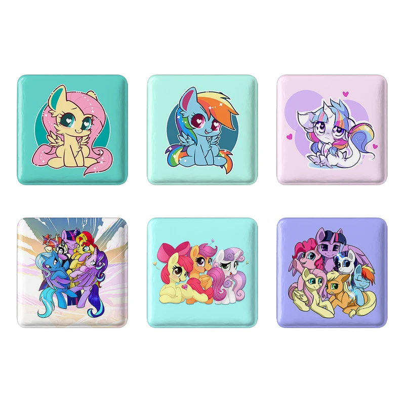 مگنت خندالو طرح اسب تک شاخ پونی کد 1570A مجموعه 6 عددی