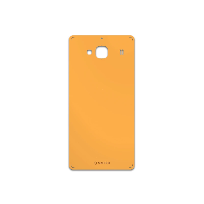 برچسب پوششی ماهوت مدل Matte-Orange مناسب برای گوشی موبایل شیائومی Redmi 2