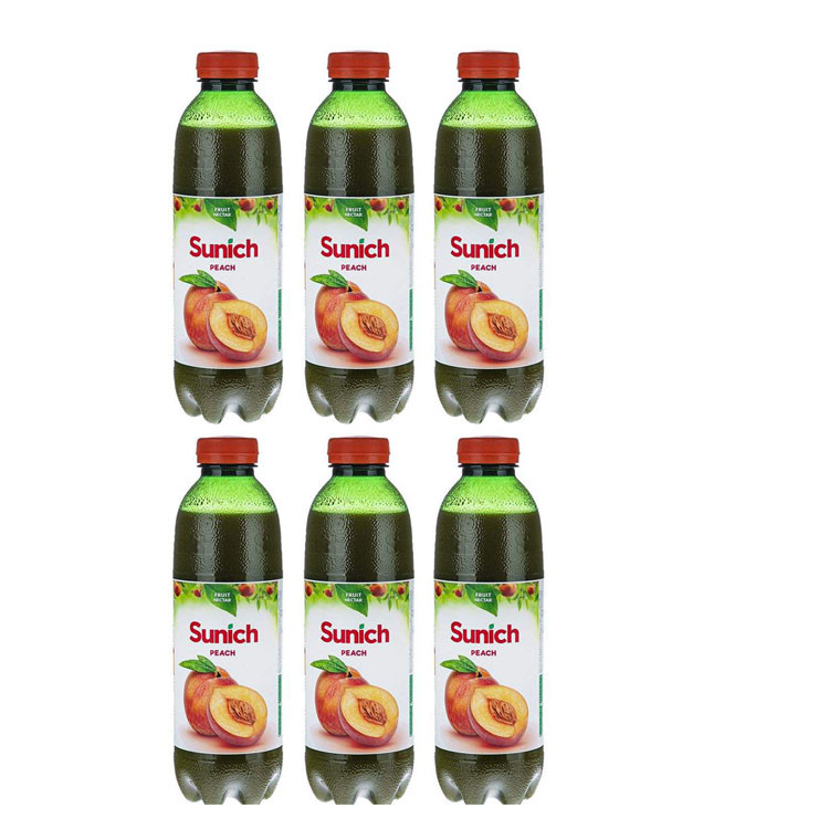 نکتار هلو سن ایچ - 750 میلی لیتر بسته 6 عددی
