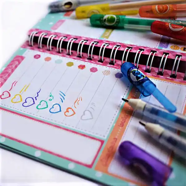 خودکار اکلیلی مدل معطر میوه ای کد GP301 مجموعه 12 عددی