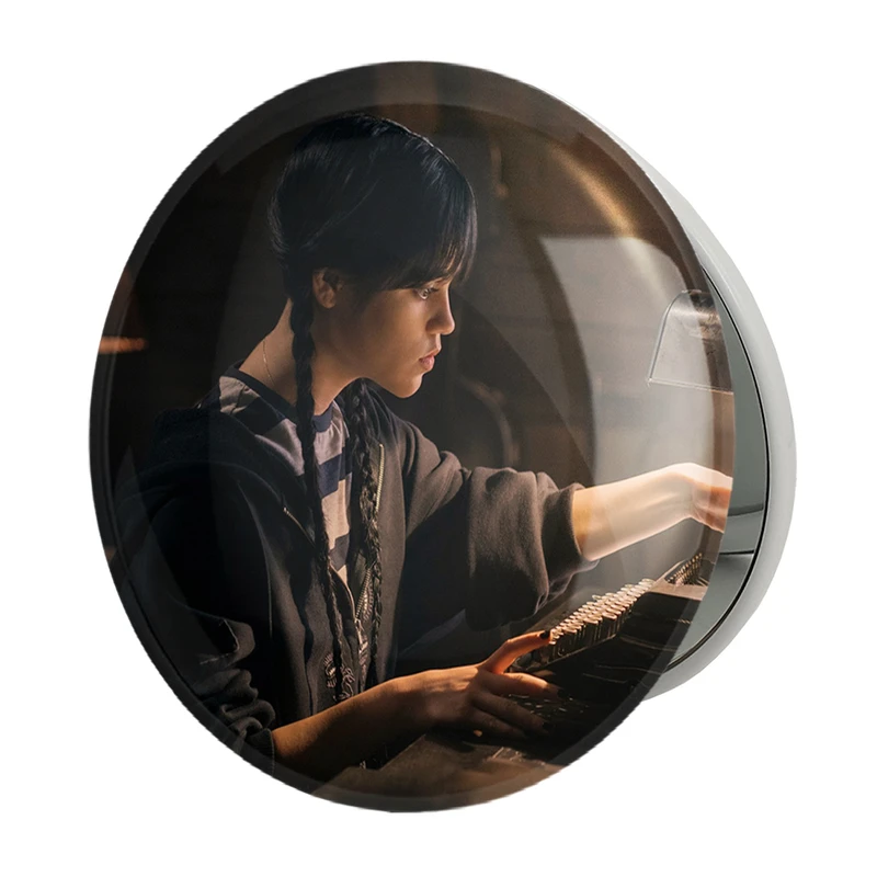 آینه جیبی خندالو طرح سریال ونزدی Wednesday مدل تاشو کد 25220 